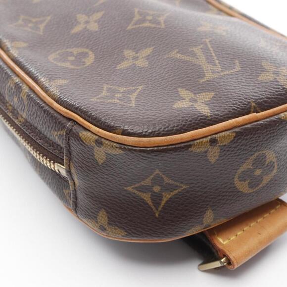 LOUIS VUITTON Brown Monogram Leather Fanny Pack - Picture 7 of 11